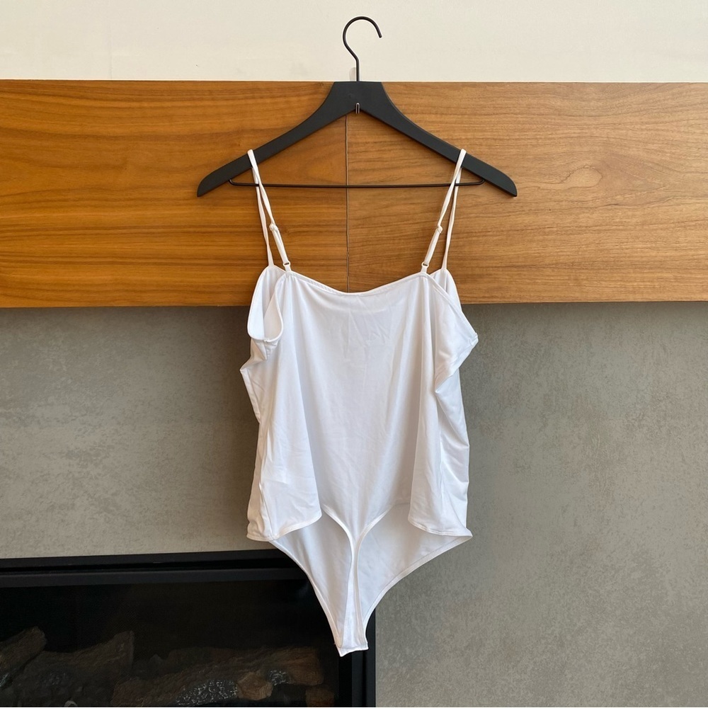 NWT Express Body Contour Compression Silky Square Neck Thong Bodysuit, Size XL - Picture 8 of 10
